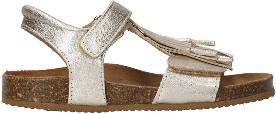 Clic! leren sandalen goud