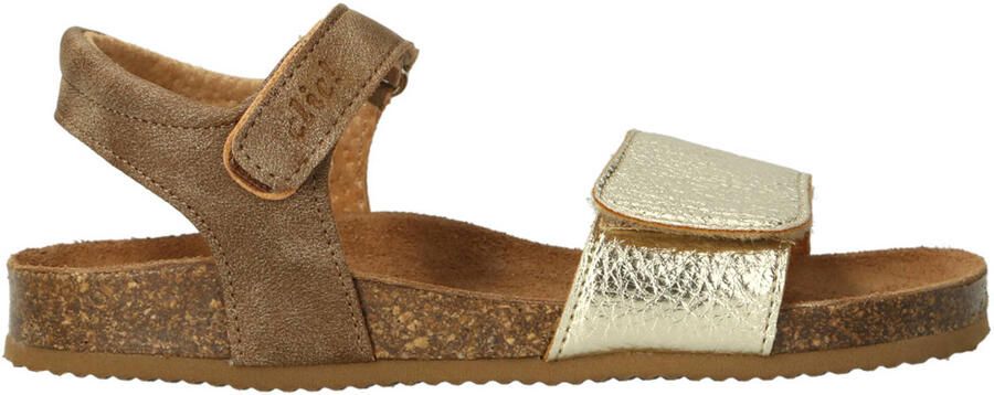 Clic! sandalen bruin goud