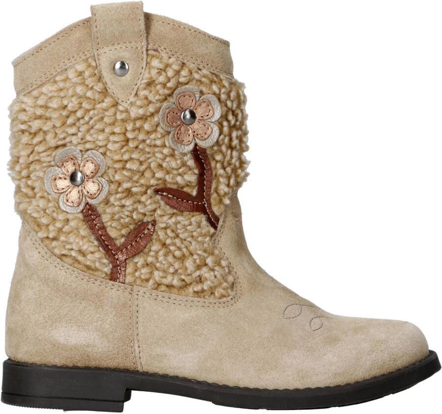 Clic! suède cowboylaarzen beige