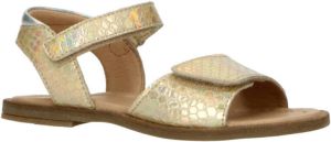 Clic! leren sandalen champagne