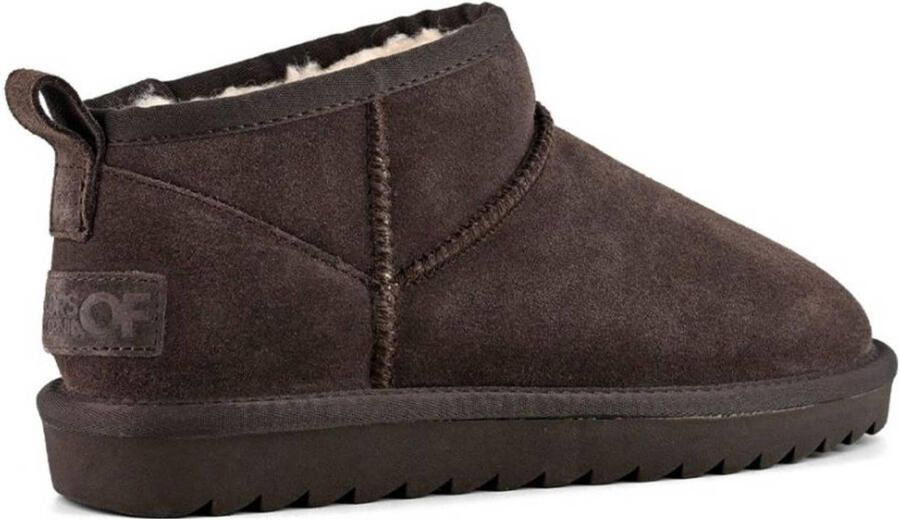 Colors of California gevoerde suède enkelboots bruin - Foto 2