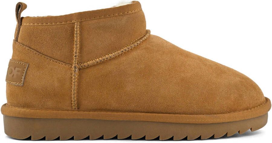 Colors of California Korte Schapenvacht Laarzen In Suède Streetwear Vrouwen - Foto 2