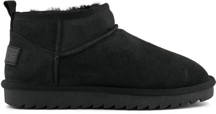 Colors of California gevoerde suède enkelboots zwart - Foto 3