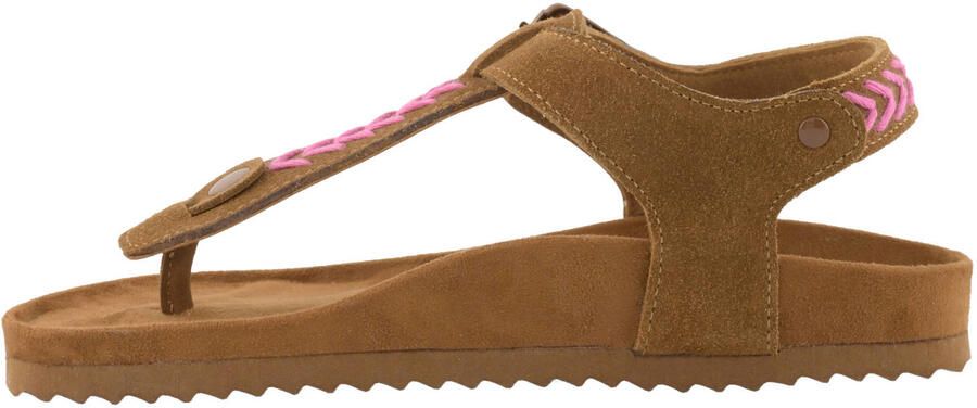 Colors of California suède sandalen cognac roze - Foto 3