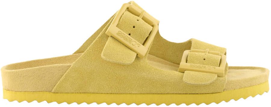 Colors of California suède slippers geel