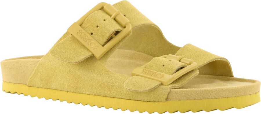 Colors of California suède slippers geel - Foto 3