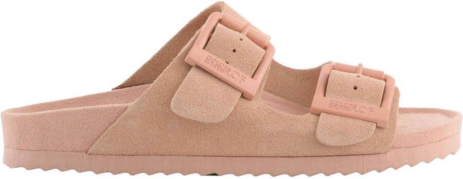 Colors of California suède slippers lichtroze