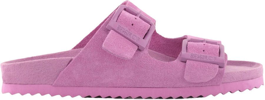 Colors of California suède slippers roze
