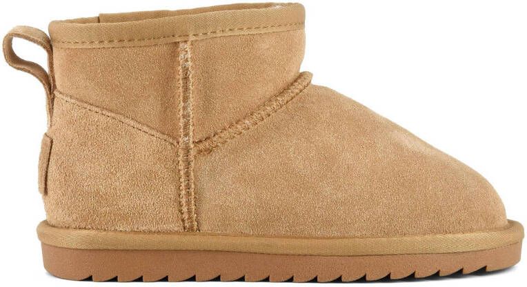 Colors of California gevoerde suède enkelboots beige Meisjes Suede 35