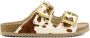 Colors of California Sandalen koe patroon Leer Dames - Thumbnail 1