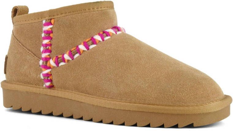 Colors of California Short Winterboot Stitch Camel