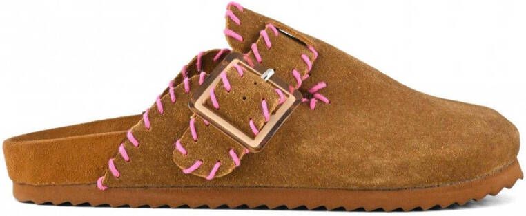 Colors of California Muiltjes cognac Synthetisch Dames