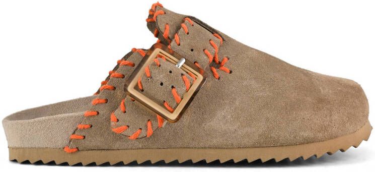 Colors of California Sandalen taupe Suede Dames