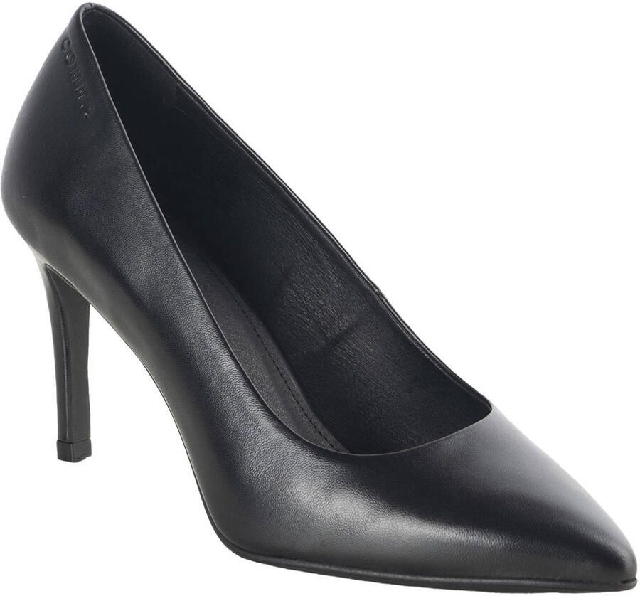 Comma Shoes leren pumps met naaldhak zwart - Foto 2