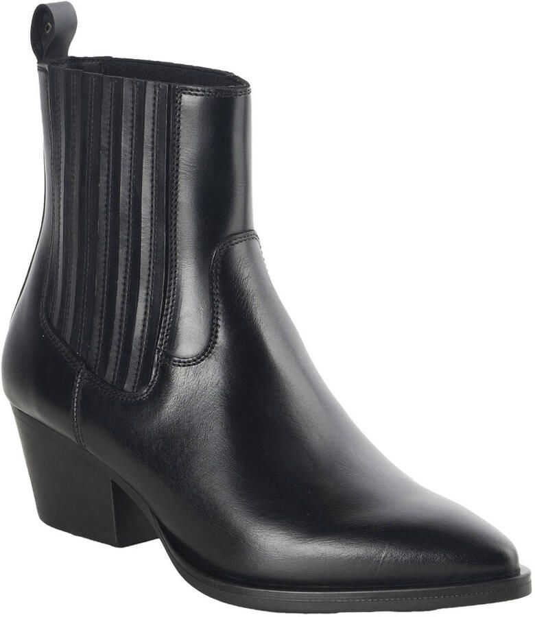 Comma Shoes western leren cowboy boots zwart - Foto 2