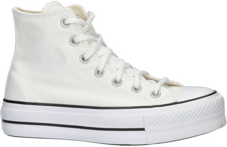 Converse All Star High Top Platform canvas sneakers wit