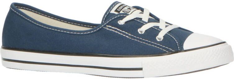 Converse Chuck Taylor All Star Ballet sneakers blauw wit zwart