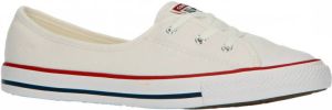 Converse Chuck Taylor All Star Ballet Slip sneakers wit rood donkerblauw