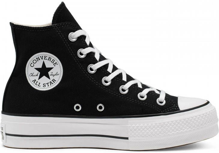 Converse Chuck Taylor All Star Lift Hi sneakers zwart wit