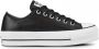 Converse Chuck Taylor All Star Platform Low Leather Schoenen Black Leer Foot Locker - Thumbnail 2