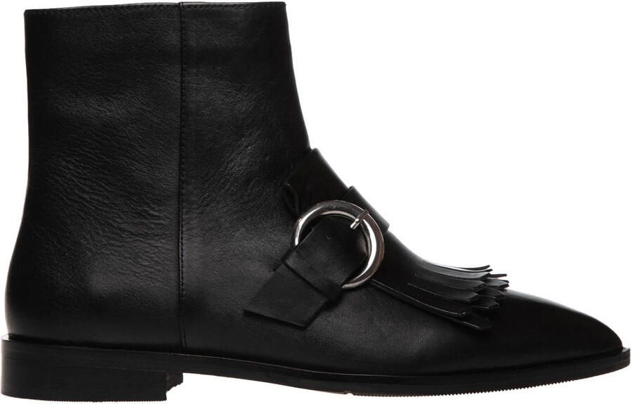 Copenhagen Shoes If When leren enkellaarzen zwart
