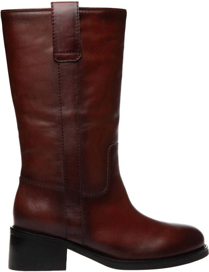 Copenhagen Shoes My Good Vibes leren halfhoge laarzen cognac