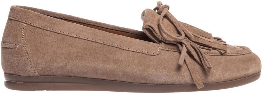 Copenhagen Shoes suède mocassins lichtbruin