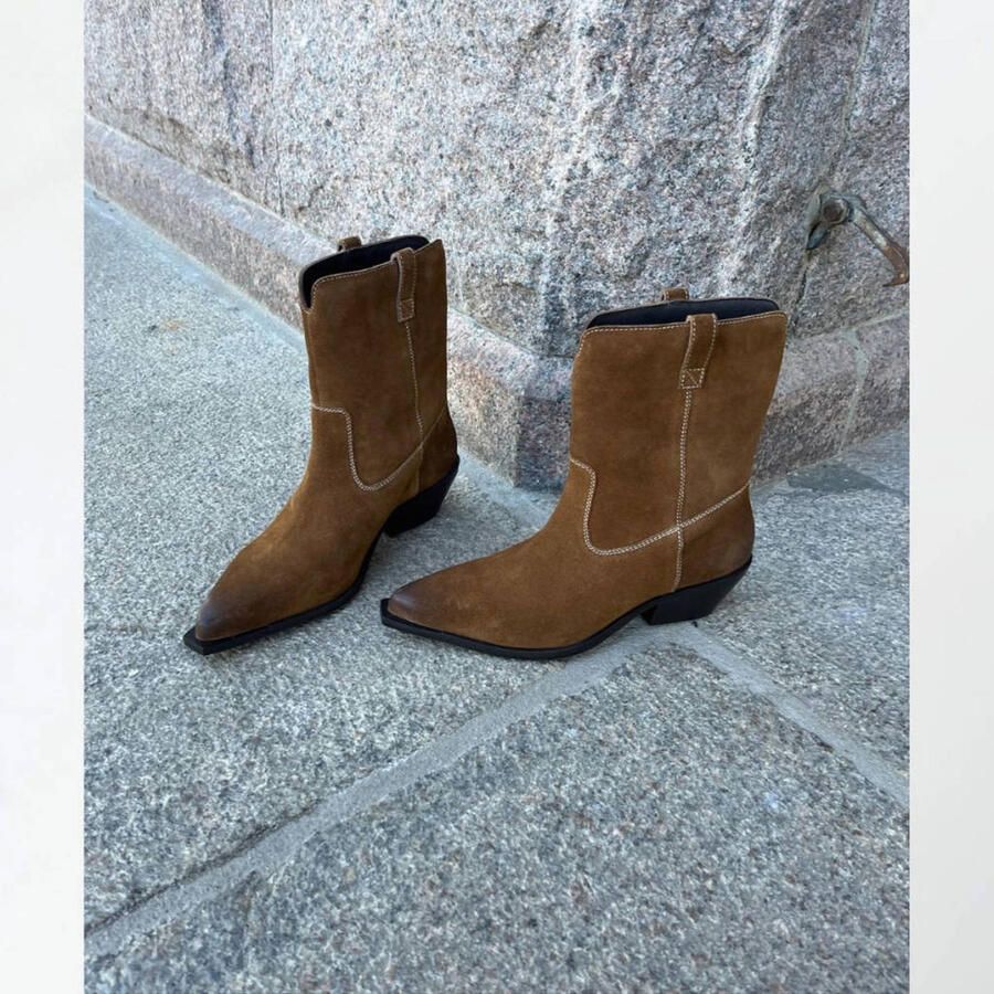 Copenhagen Shoes The Couture Walk S western suède cowboylaarzen tabak - Foto 2