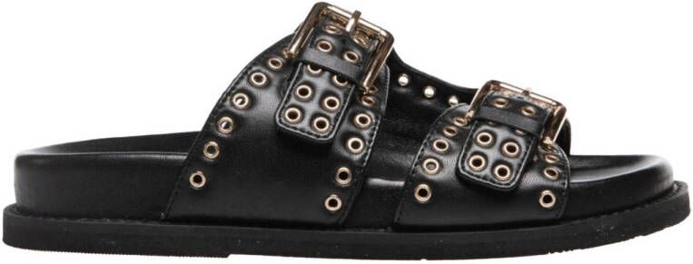 Copenhagen Shoes leren slippers zwart