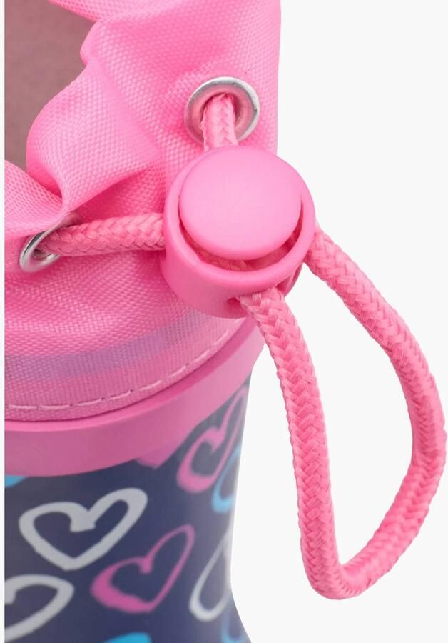 Cortina rubber regenlaarzen blauw roze - Foto 2