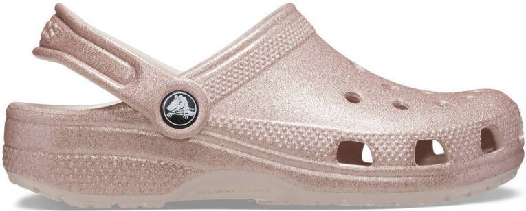 Crocs clogs met glitters lichtroze Meisjes EVA Effen 22 23