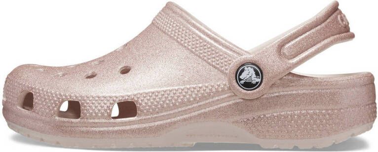 Crocs clogs met glitters lichtroze Meisjes EVA Effen 32 33