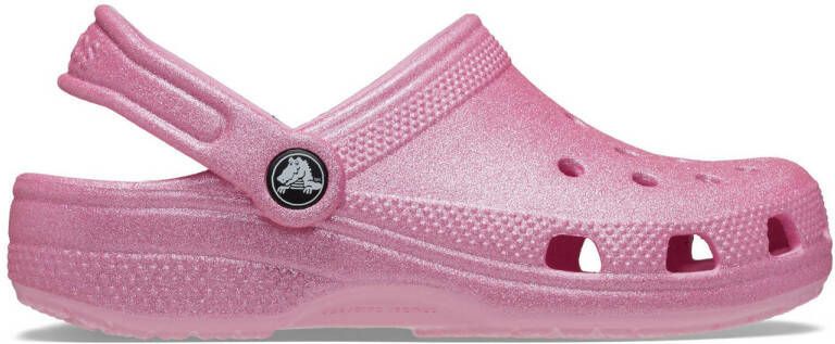 Crocs Schoolkind Tiener clogs met glitters roze