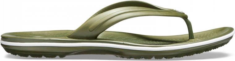 Crocs Crocband Flip Sandalen maat M10 W12 olijfgroen