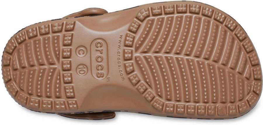 Crocs Peuter Kleuter graphic clogs met panterprint cognac zwart - Foto 3