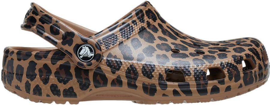 Crocs Schoolkind Tiener clogs bruin panterprint