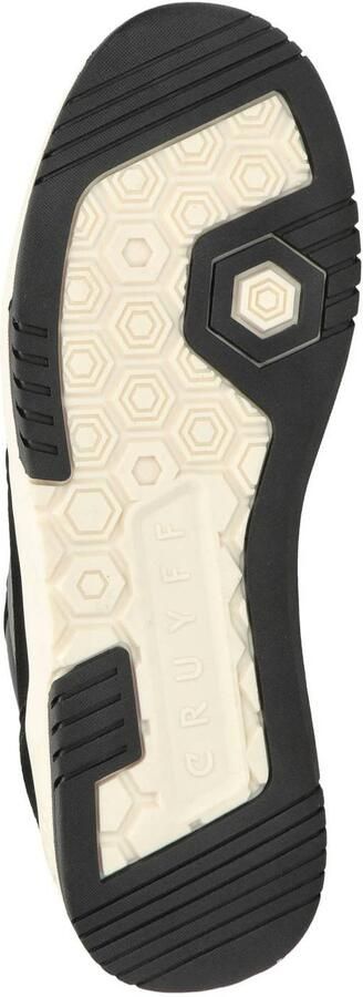 Cruyff Endorsed Sport leren sneakers met logo zwart - Foto 3