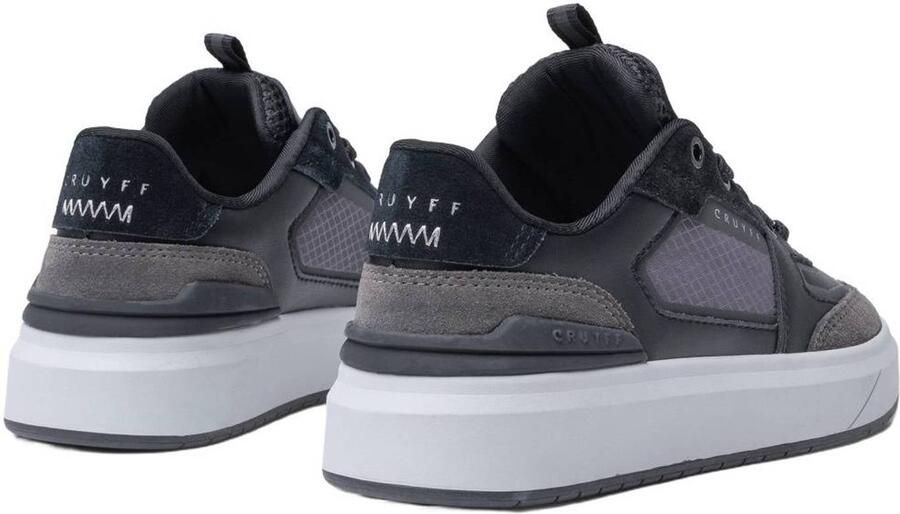 Cruyff Junior Endorsed Tech Pinstripe Sneakers Jongens Leren Sneaker Wit - Foto 6