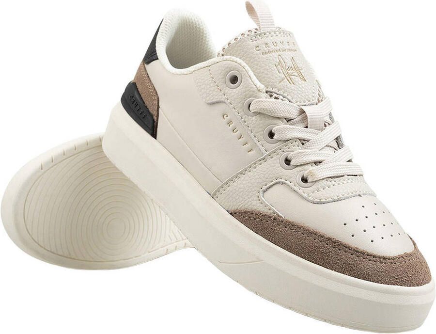 Cruyff Junior Endorsed Tennis Sneakers Jongens Leren Sneaker Beige - Foto 2