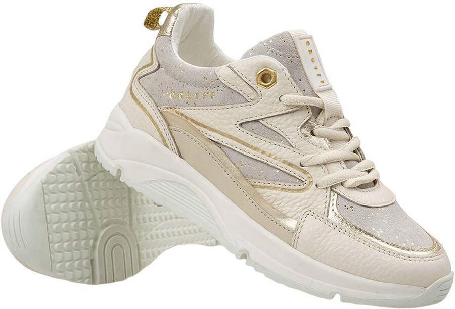 Cruyff Junior Madina Sneakers Leren Sneaker Meisjes Beige - Foto 2