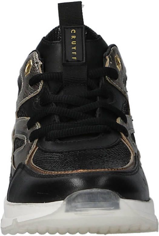 Cruyff leren sneakers zwart goud Meisjes Leer - Foto 2
