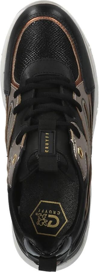 Cruyff leren sneakers zwart goud Meisjes Leer - Foto 3