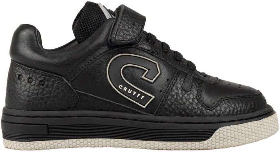 Cruyff leren sneakers zwart grijs