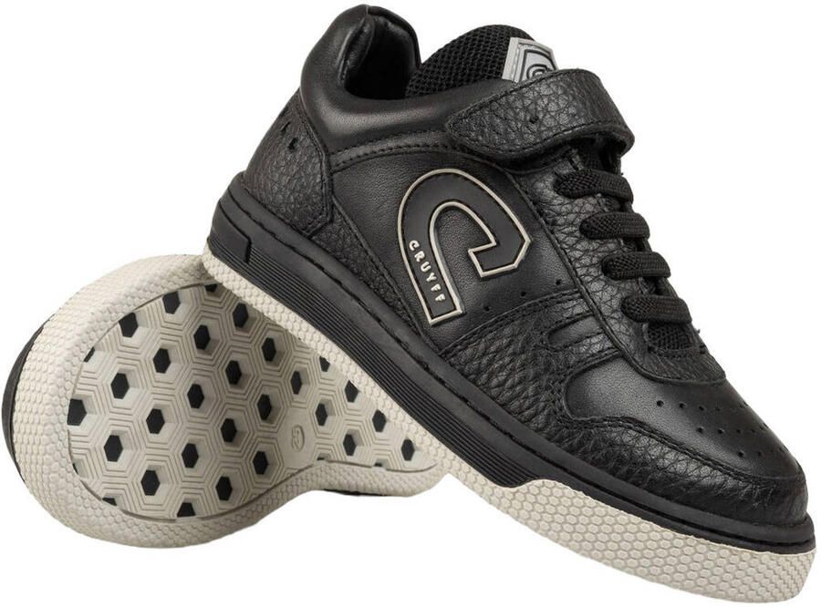 Cruyff leren sneakers zwart grijs - Foto 2