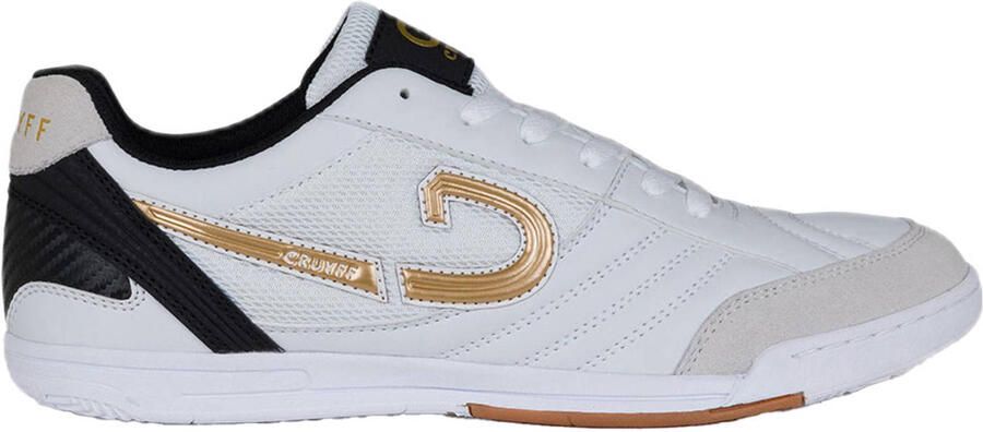Cruyff Libra senior voetbalschoenen wit goud zwart