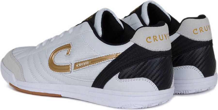 Cruyff Libra senior voetbalschoenen wit goud zwart