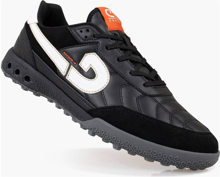 Cruyff Recopa 14 TF senior voetbalschoenen zwart wit