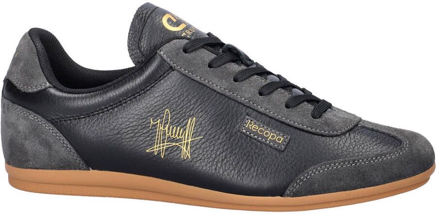 Cruyff Recopa leren sneakers met logo zwart - Foto 3