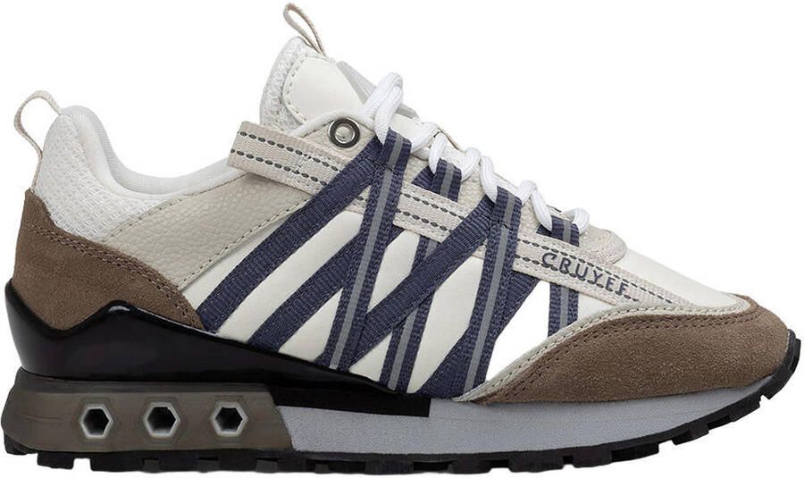 Cruyff sneakers wit bruin