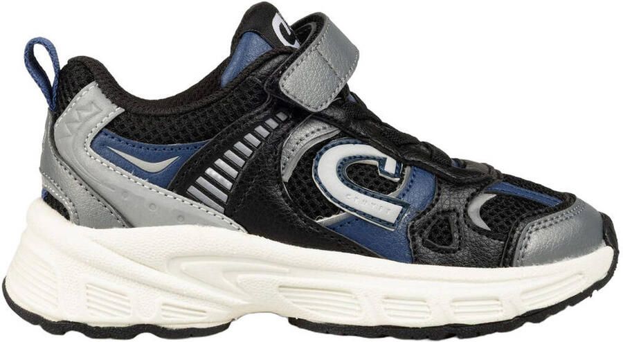 Cruyff sneakers zwart zilver donkerblauw